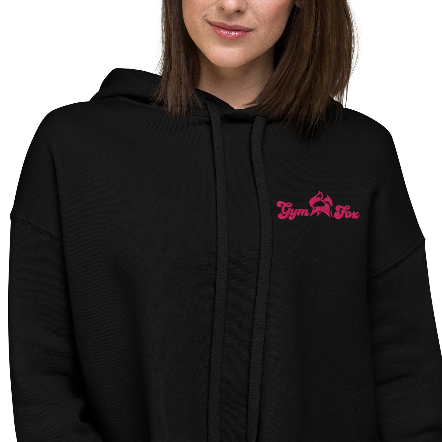 Gym Fox Crop Hoodie - I Only Do Gym Stuff