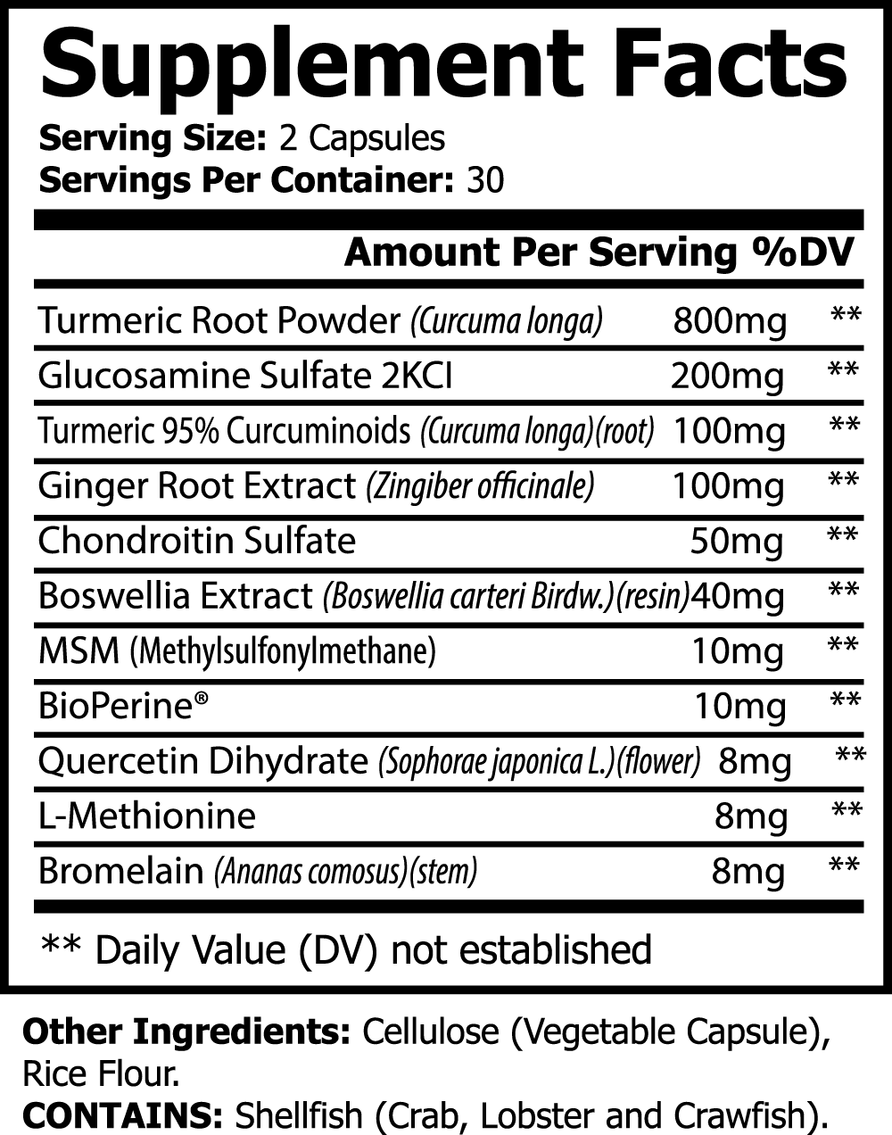Joint RX with Turmeric and Ginger Root