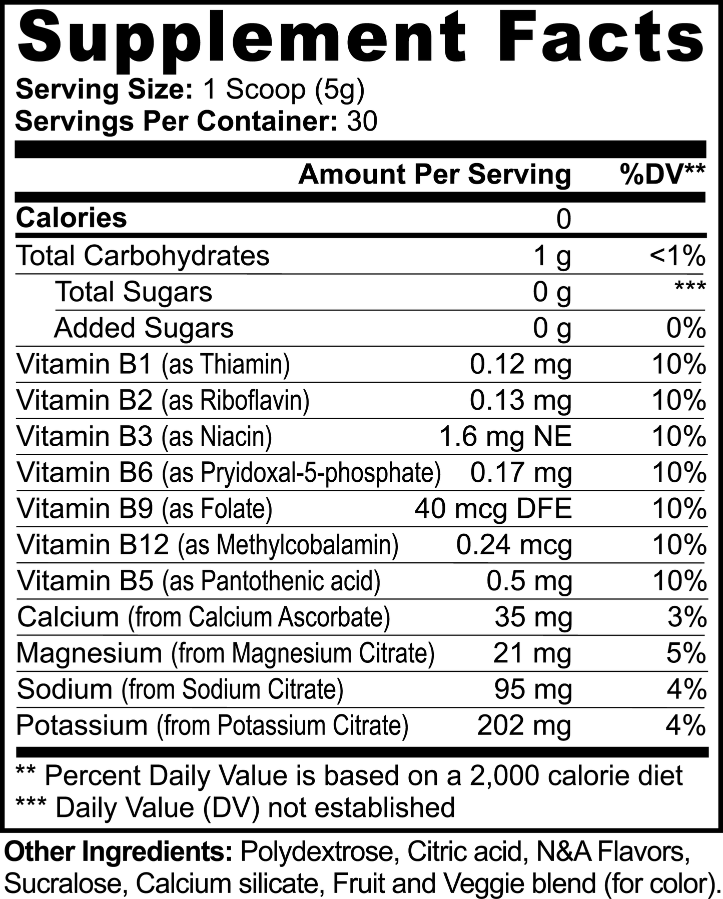 HYDRATE - Essential Electrolyte Formula