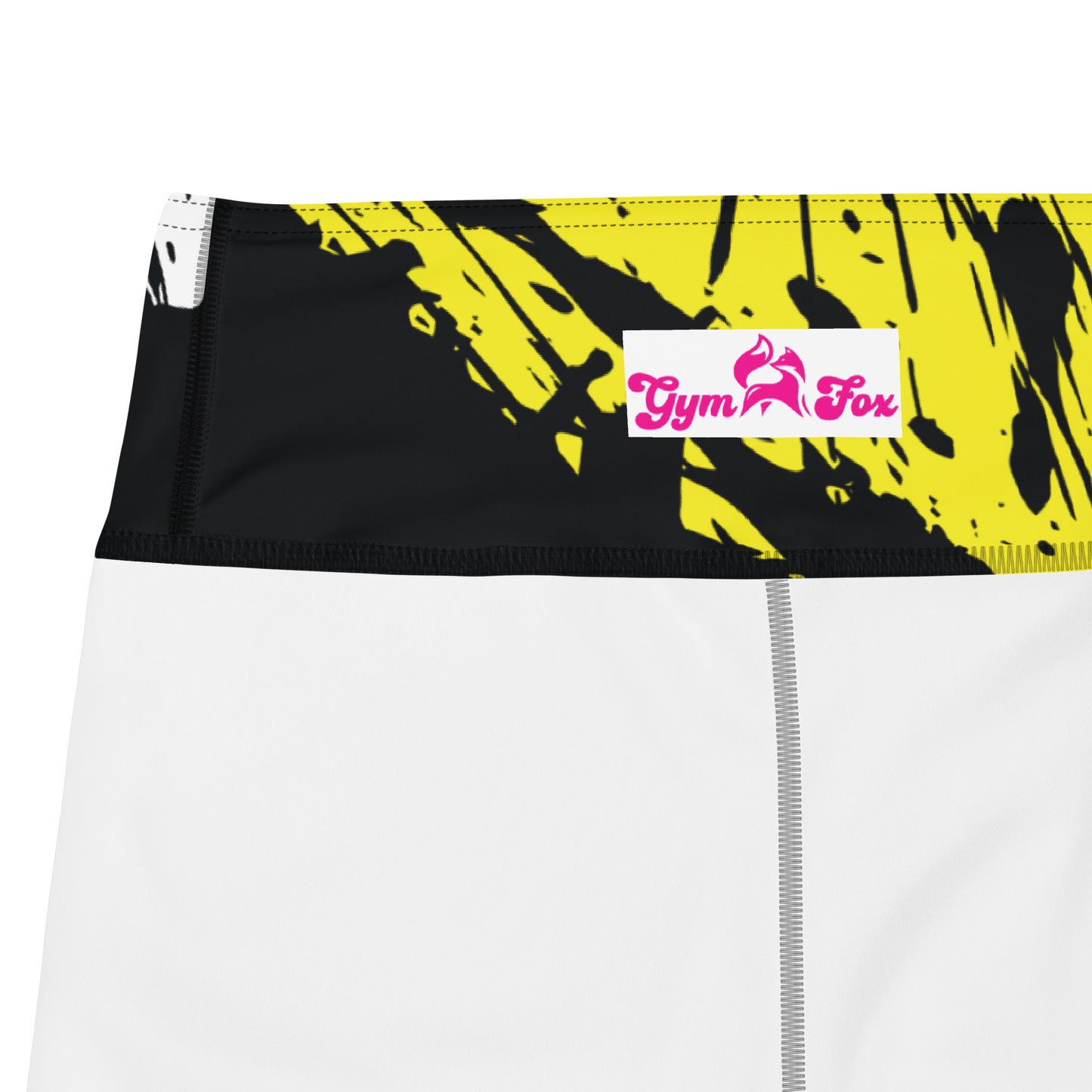 Yellow & Black Grunge Leggings