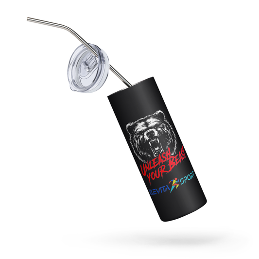 Elevita Sport Stainless steel tumbler "Unleash Your Beast" Bear Design