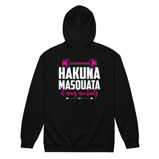 Gym Fox heavy blend zip hoodie-Hakuna Masquata