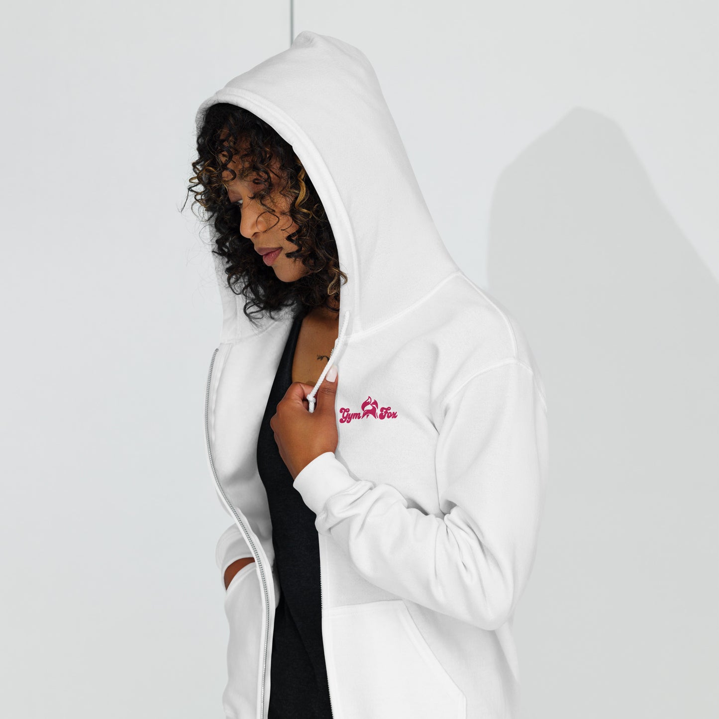 Gym Fox heavy blend zip hoodie-Hakuna Masquata
