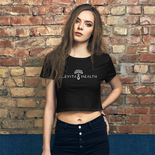 Women’s Crop Tee with Elevita Health Logo