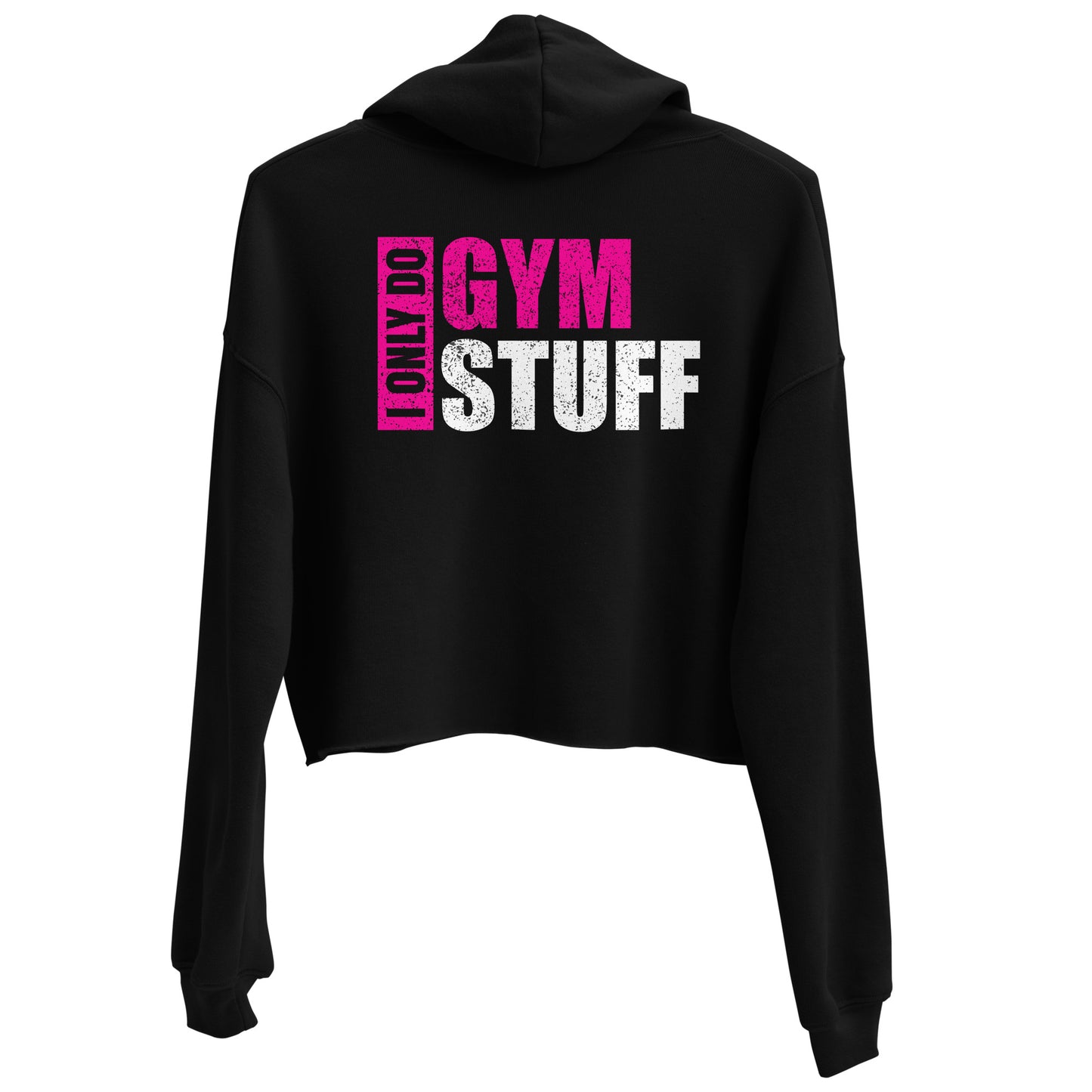 Gym Fox Crop Hoodie - I Only Do Gym Stuff