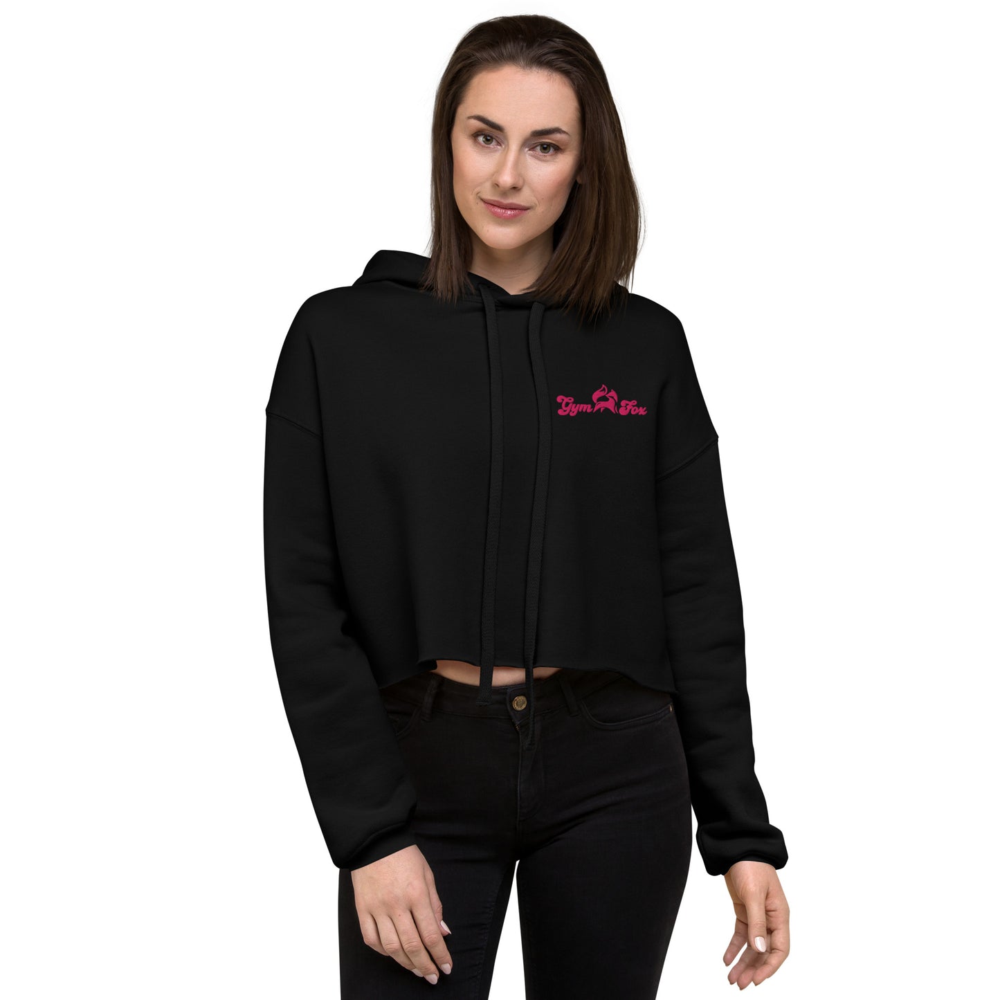 Gym Fox Crop Hoodie - I Only Do Gym Stuff